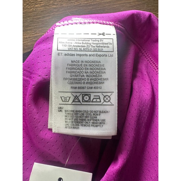 Adidas Performance Climalite Tennis Skort Black Magenta Pink Womens XL New - Picture 7 of 8